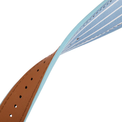 Premium Striped Leather Strap for Apple Watch