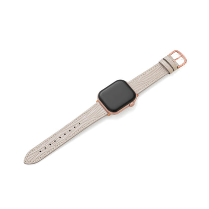 Premium Textured Leather Watch Band for Apple Watch