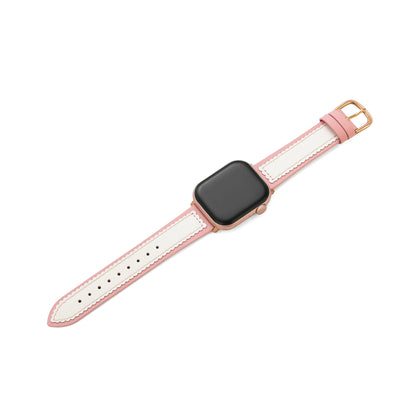 Elegant Scalloped Leather Band for Apple Watch