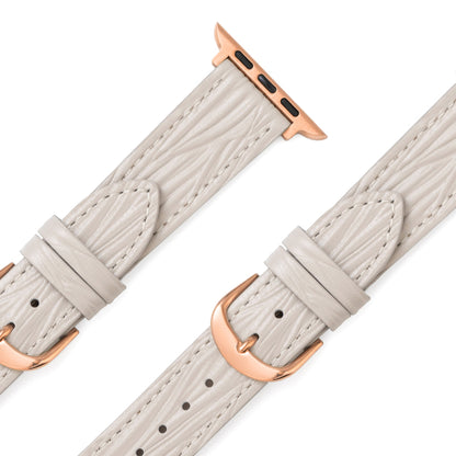 Premium Textured Leather Watch Band for Apple Watch