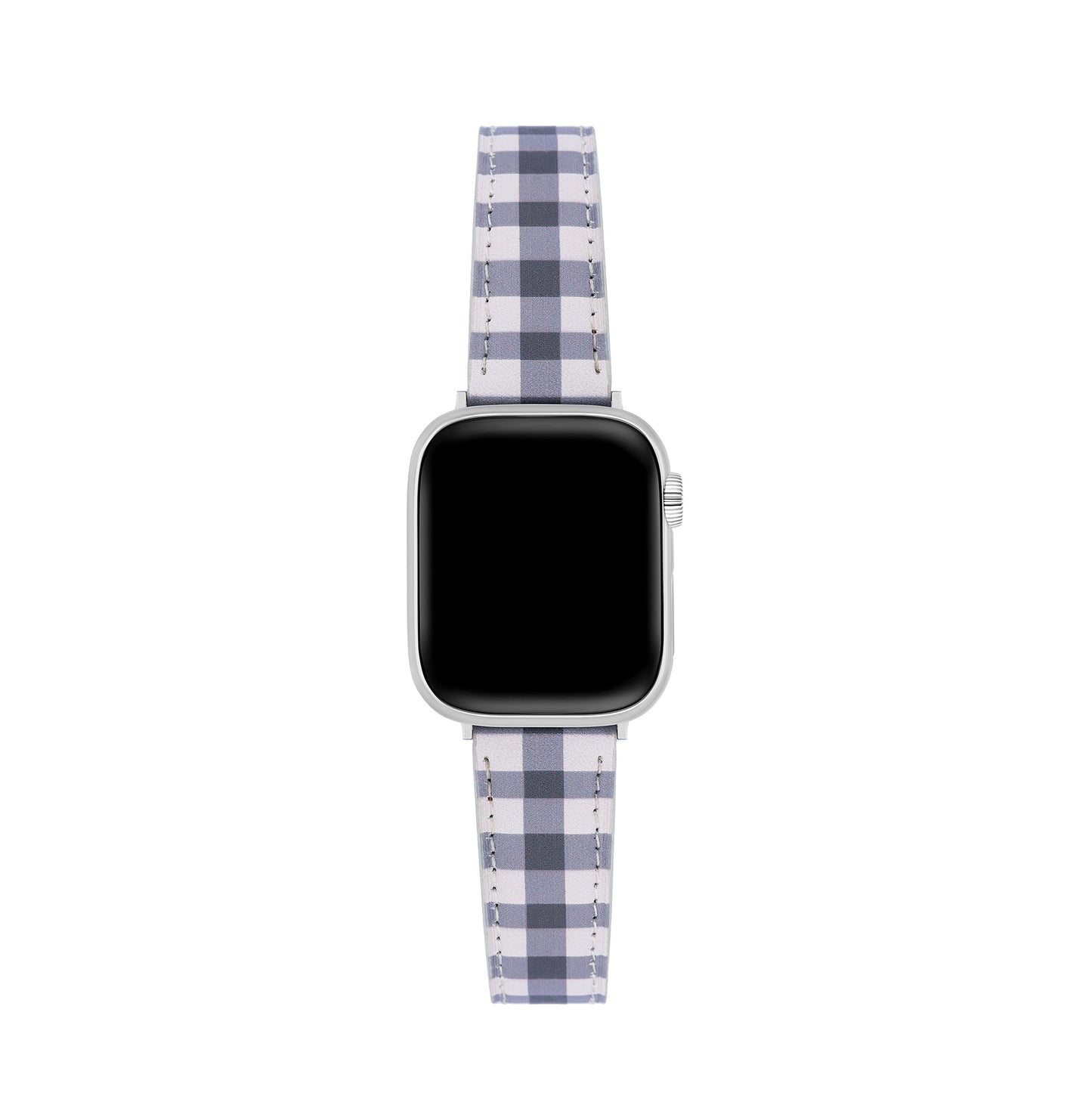 Premium Checkered Leather Watch Band for Apple Watch