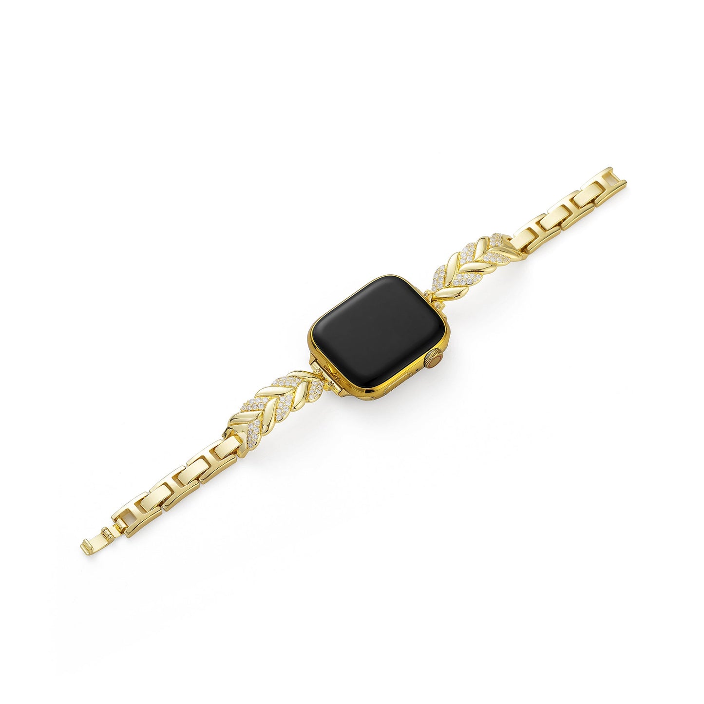 Premium Zircon Braided Copper Watch Band for Apple Watch