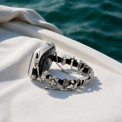 Elegant Vintage Celestia Charm Metal Band for Apple Watch