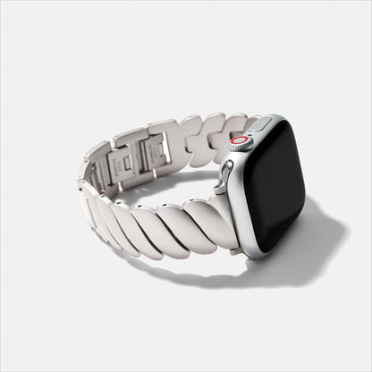 Elegant Wavy Stainless Steel Band for Apple Watch