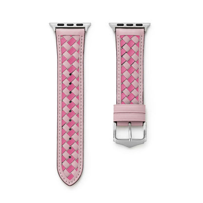 Premium Braided Leather Watch Band for Apple Watch