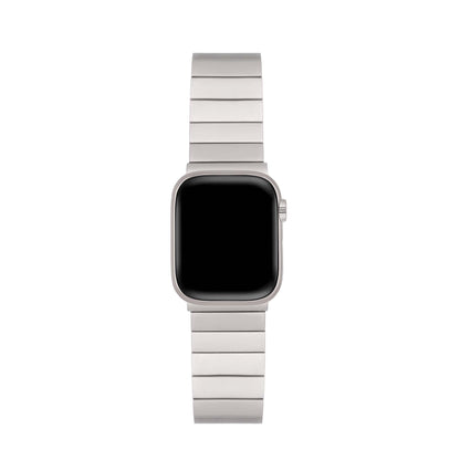 Sleek Unisex Rectangular Stainless Steel Watch Band