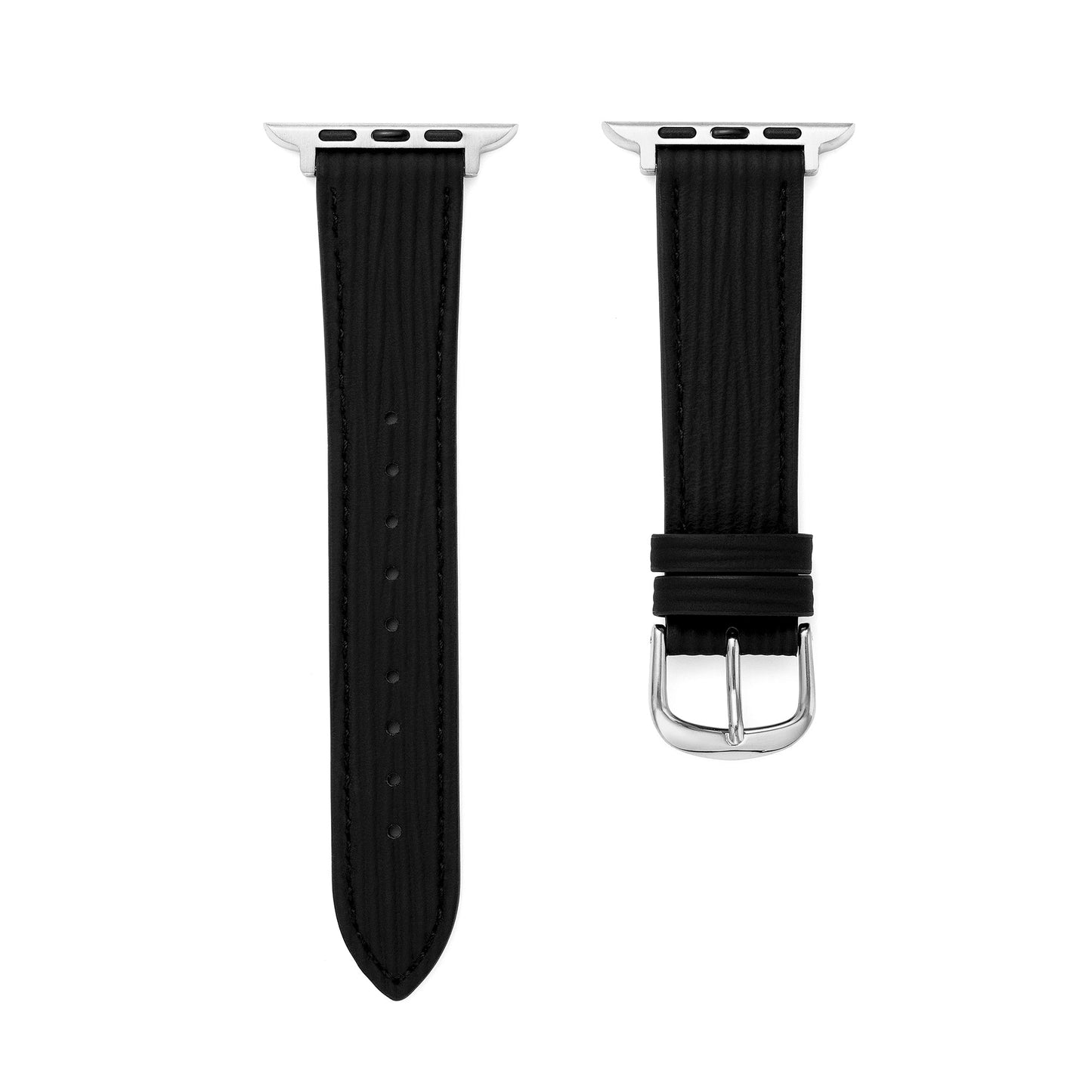 Premium Textured Leather Watch Band for Apple Watch