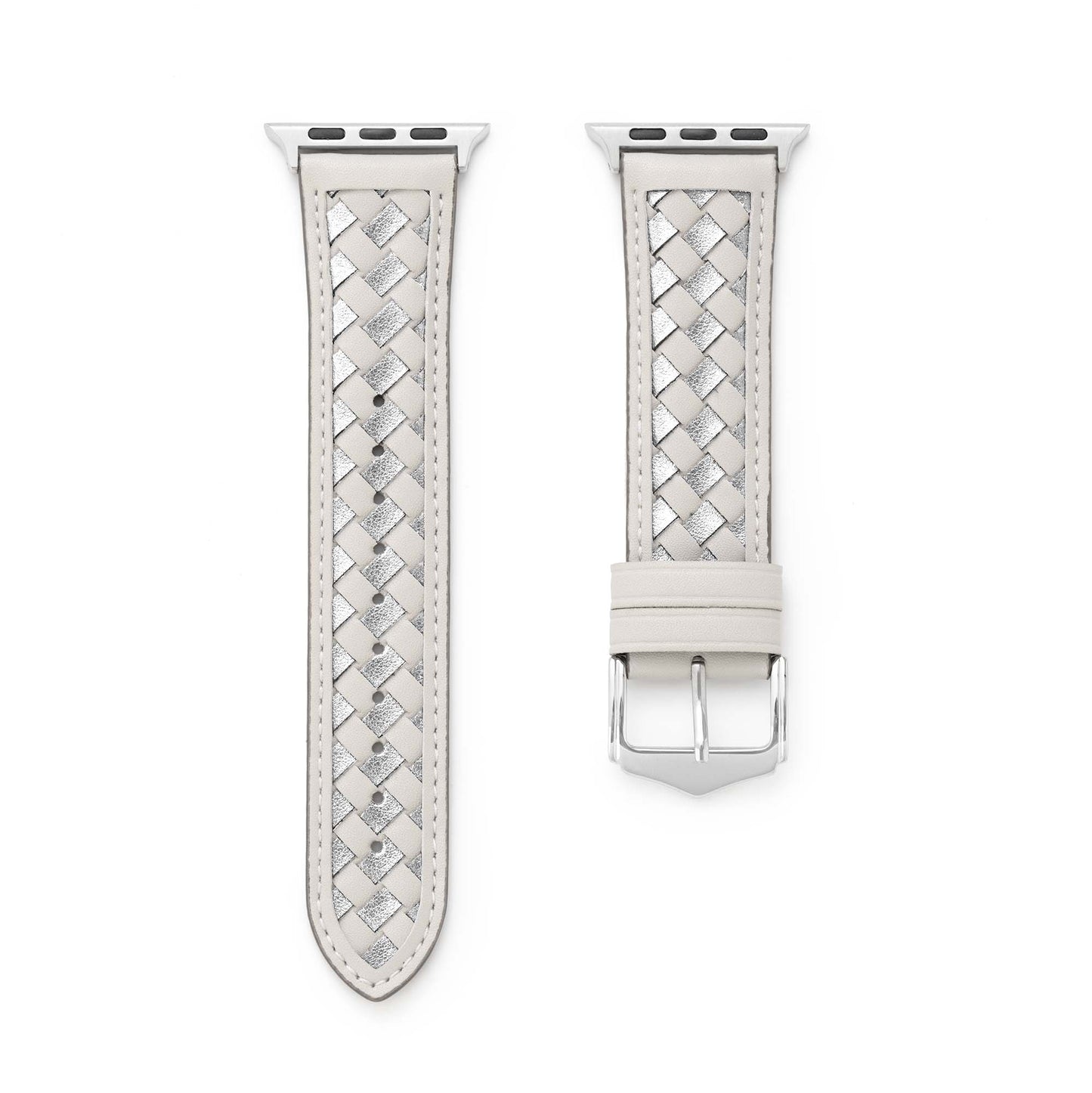 Premium Braided Leather Watch Band for Apple Watch