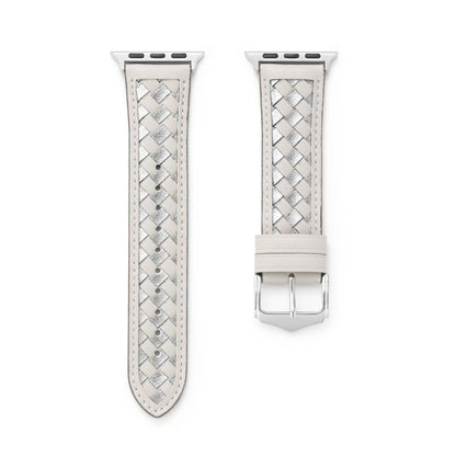 Premium Braided Leather Watch Band for Apple Watch