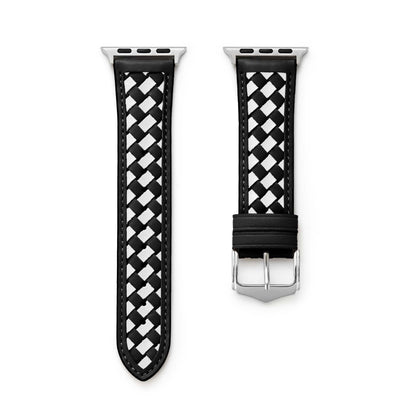 Premium Braided Leather Watch Band for Apple Watch