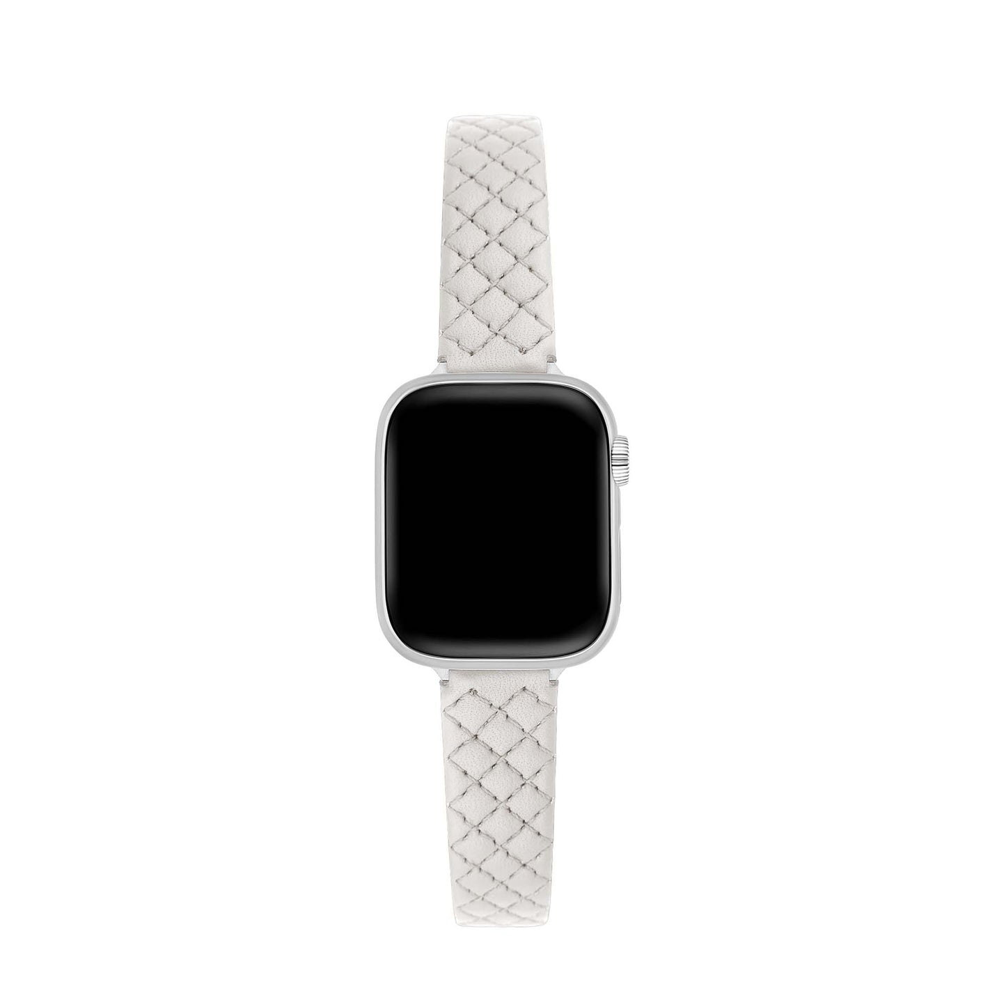 Luxurious Quilted Leather Apple Watch Band – Elegant & Durable