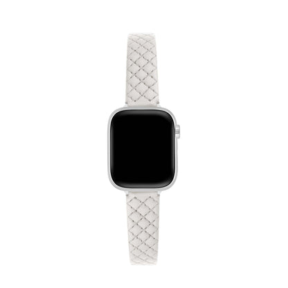 Luxurious Quilted Leather Apple Watch Band – Elegant & Durable