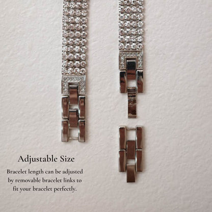 Diamond-Studded Apple Watch Band - Luxurious Sparkle for Elegant Style