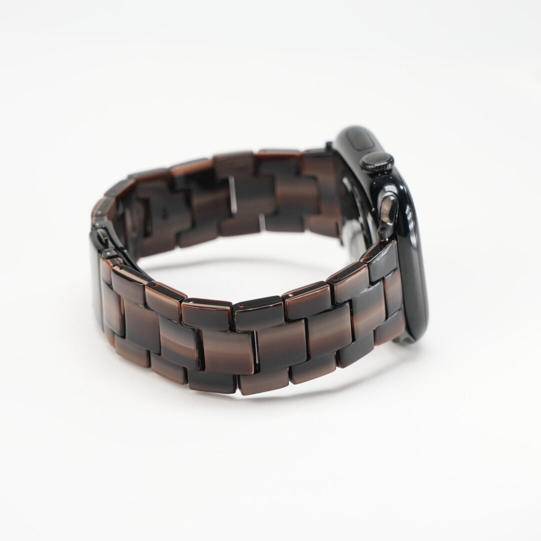 Elegant Carrara Marble Resin Link Strap