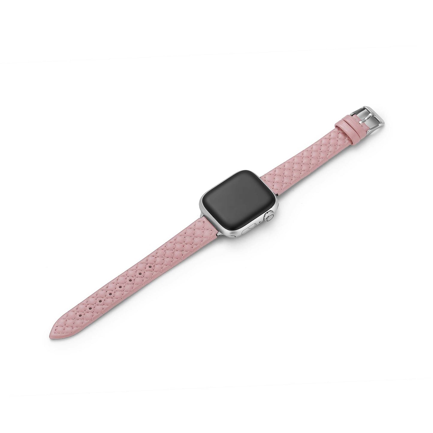 Luxurious Quilted Leather Apple Watch Band – Elegant & Durable