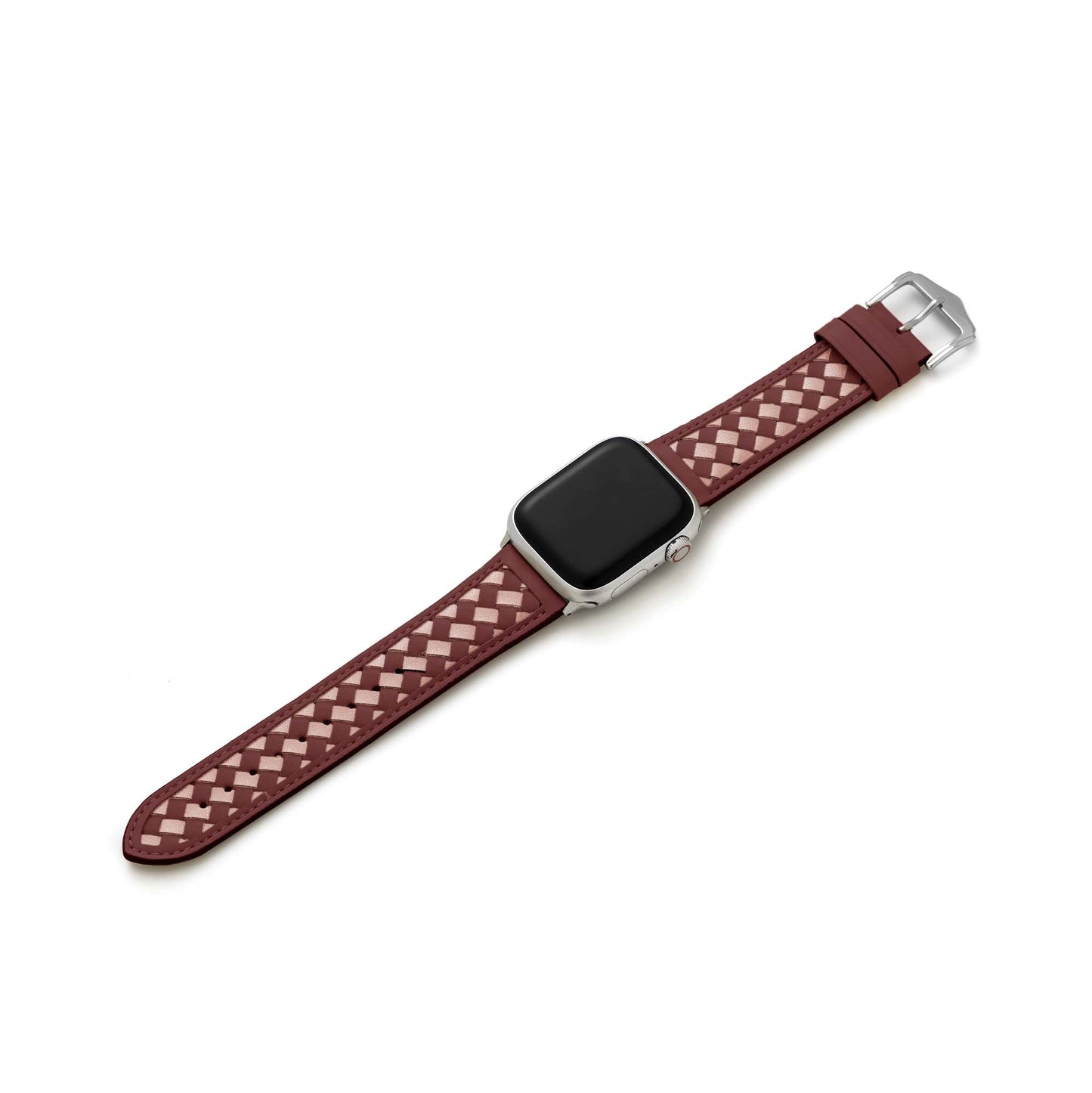 Premium Braided Leather Watch Band for Apple Watch