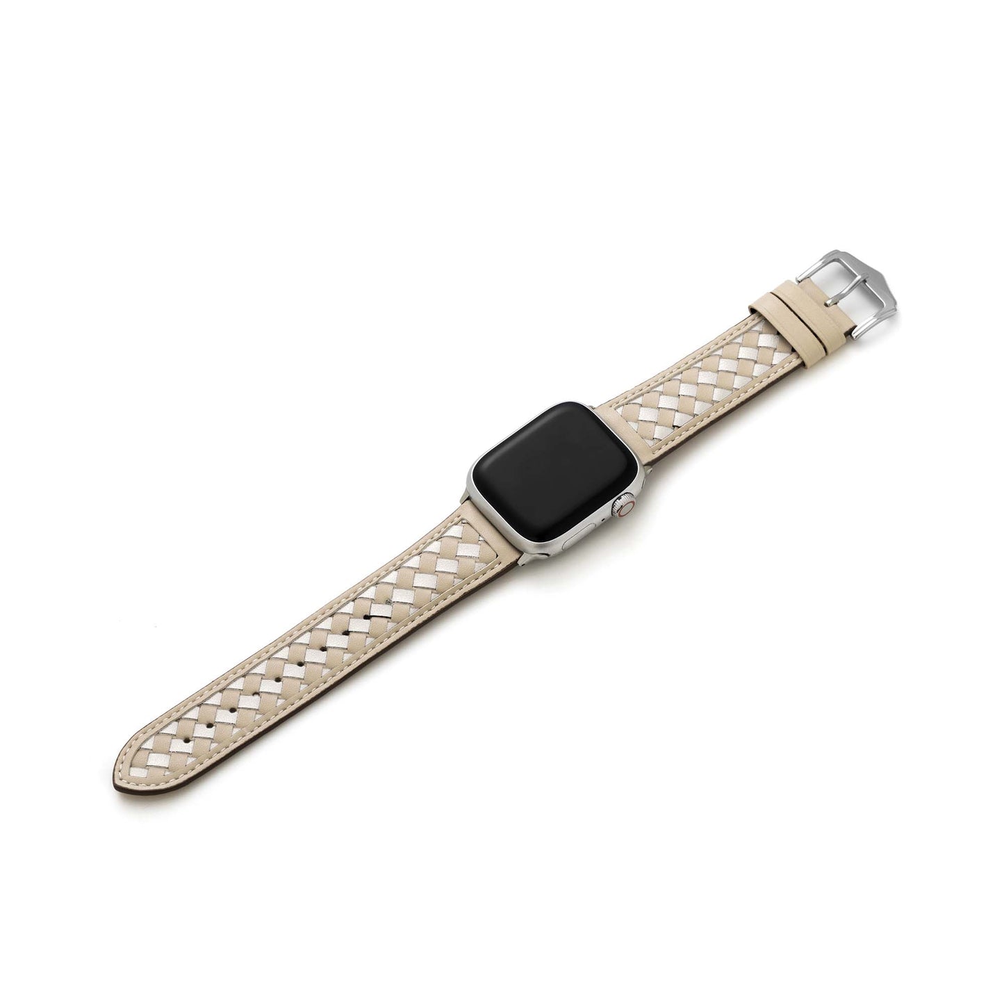 Premium Braided Leather Watch Band for Apple Watch
