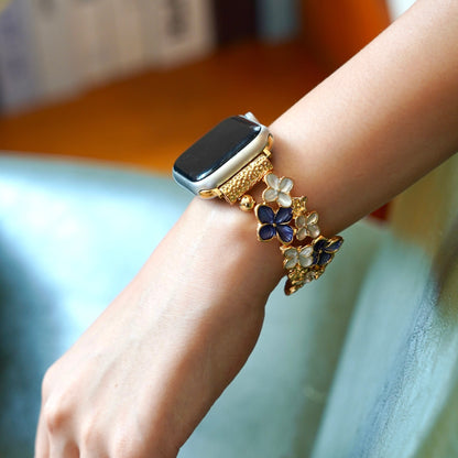 Bloom Elastic Bangle — Chic, Flexible Bracelet for Apple Watch