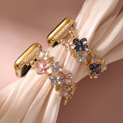 Bloom Elastic Bangle — Chic, Flexible Bracelet for Apple Watch