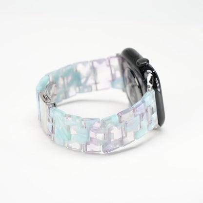 Elegant Carrara Marble Resin Link Strap