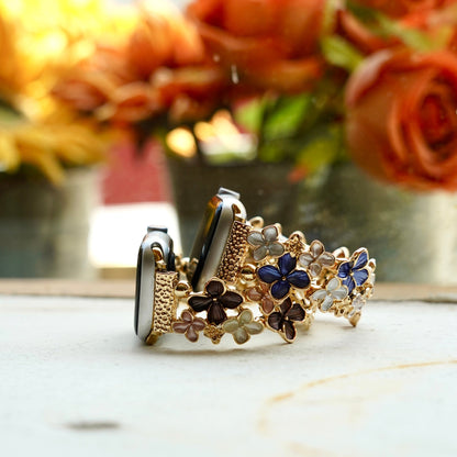 Bloom Elastic Bangle — Chic, Flexible Bracelet for Apple Watch
