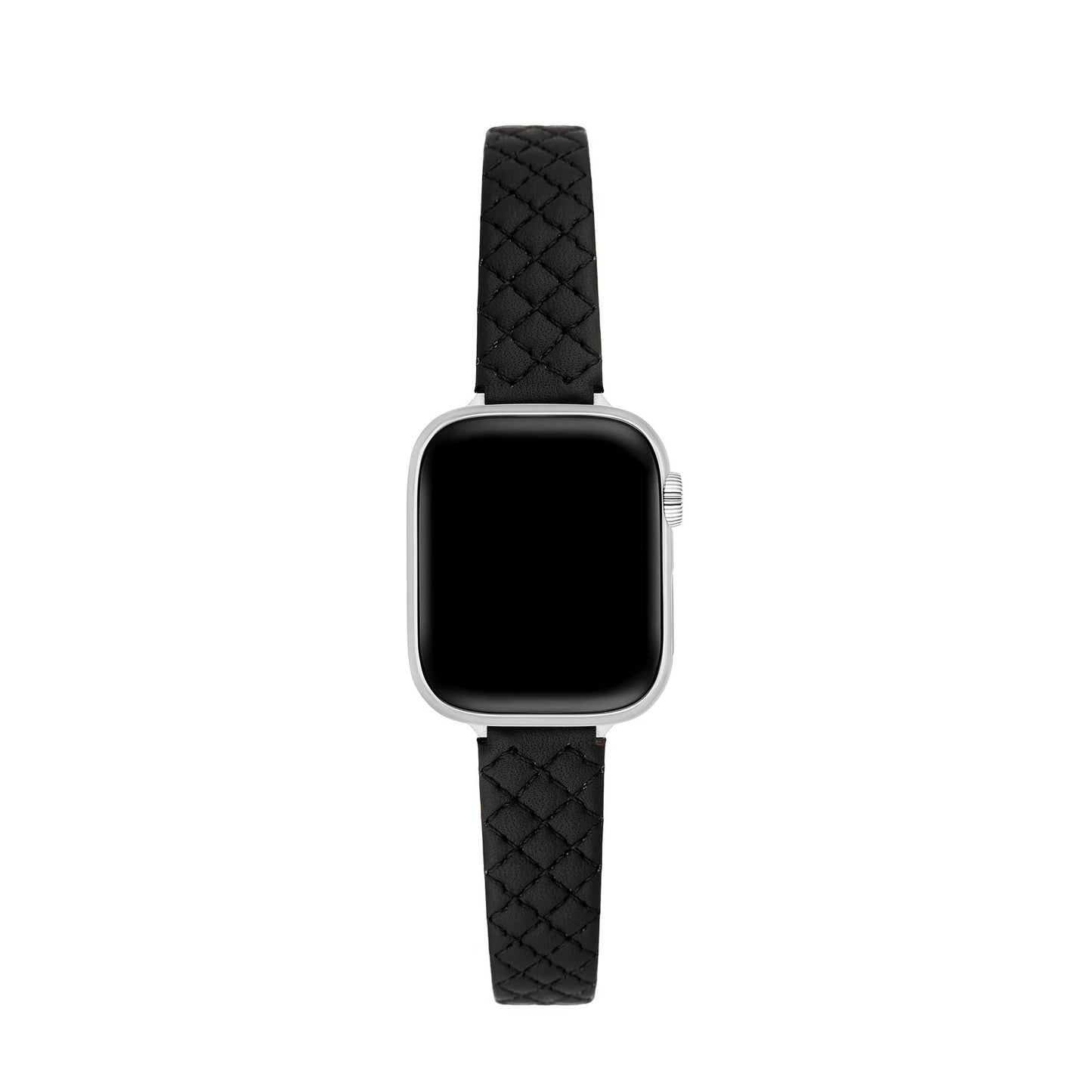 Luxurious Quilted Leather Apple Watch Band – Elegant & Durable