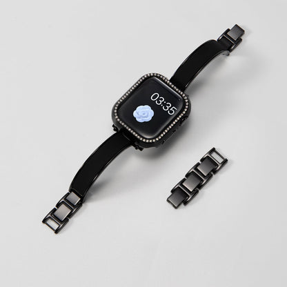 Crescent-Style Metal Bracelet for Apple Watch