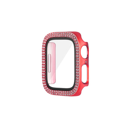 Gleaming Rhinestones Fully Wrapped Apple Watch Case