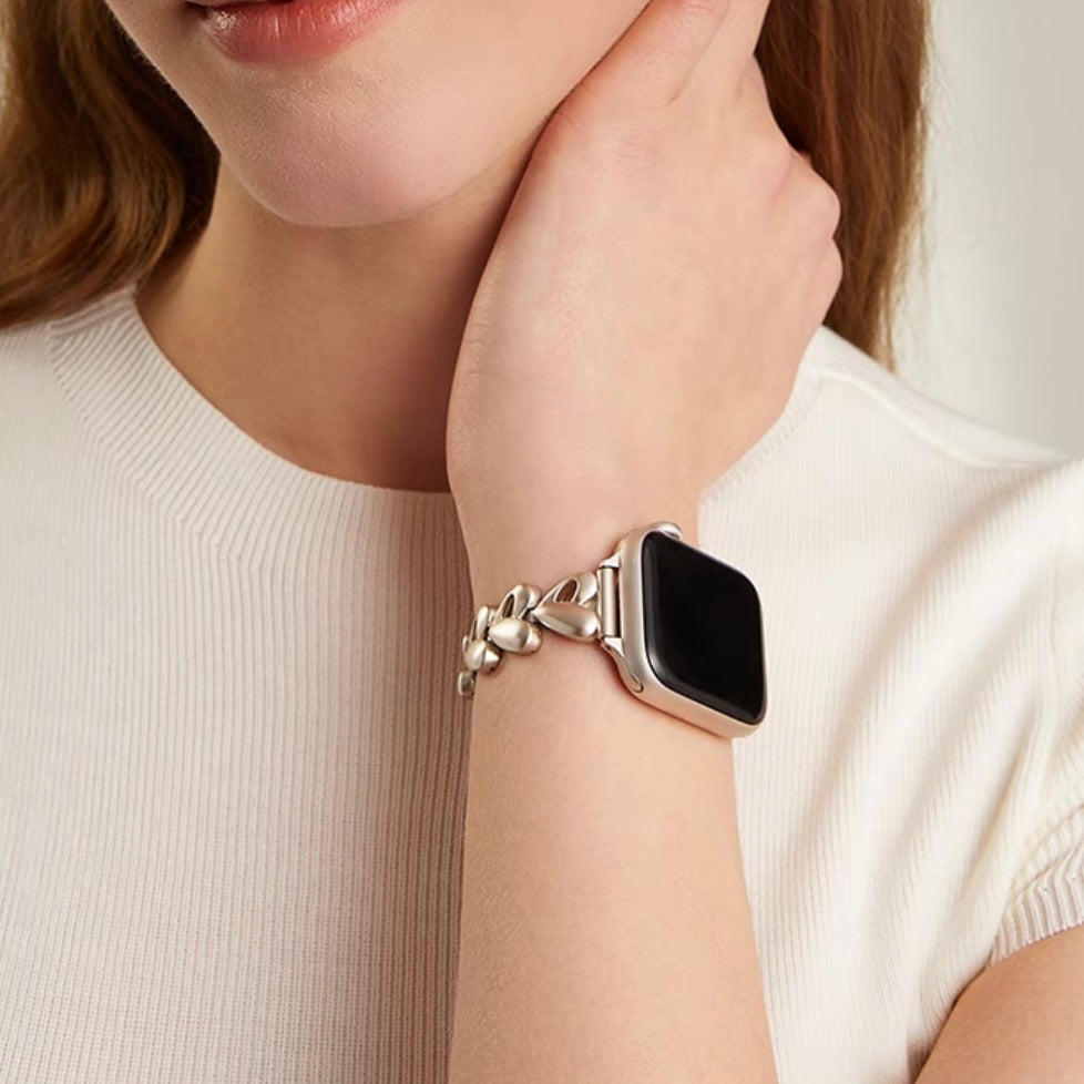 Elegant Polished Love Band for Apple Watch