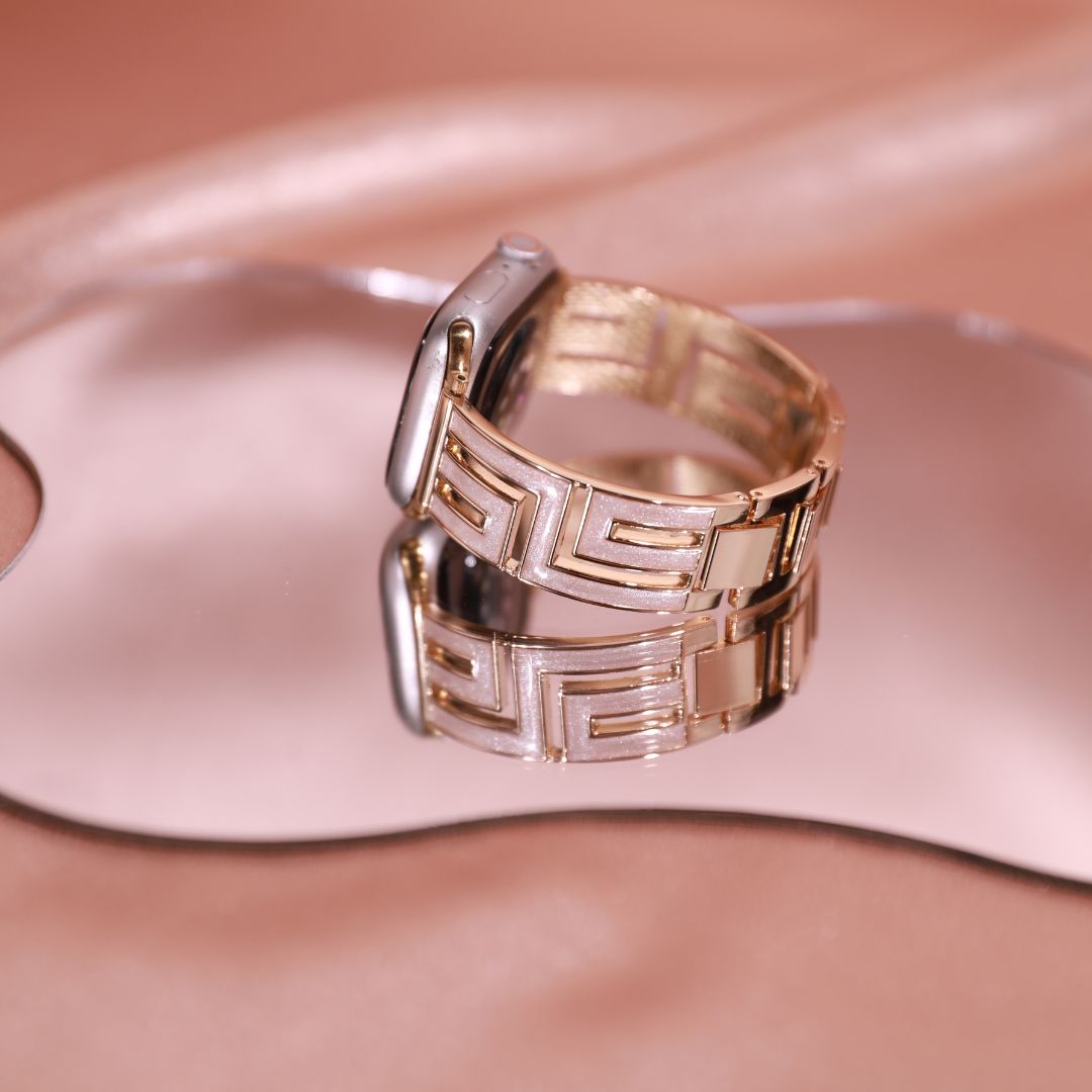 Geometric Hollow-Out Watch Band for Apple Watch