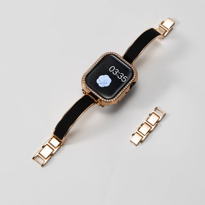 Crescent-Style Metal Bracelet for Apple Watch