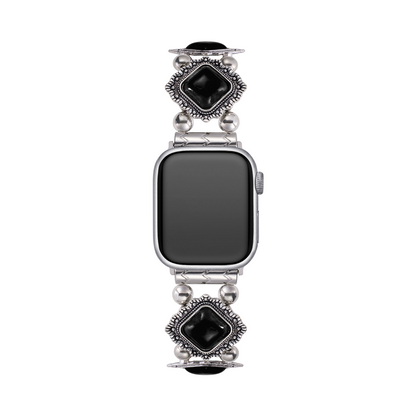 Vintage-Style Turquoise Elastic Watch Bracelet for Apple Watch