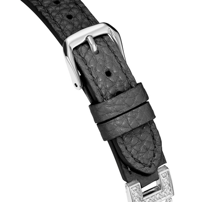 Love-Infused Sparkling Leather Watch Band for Apple Watch