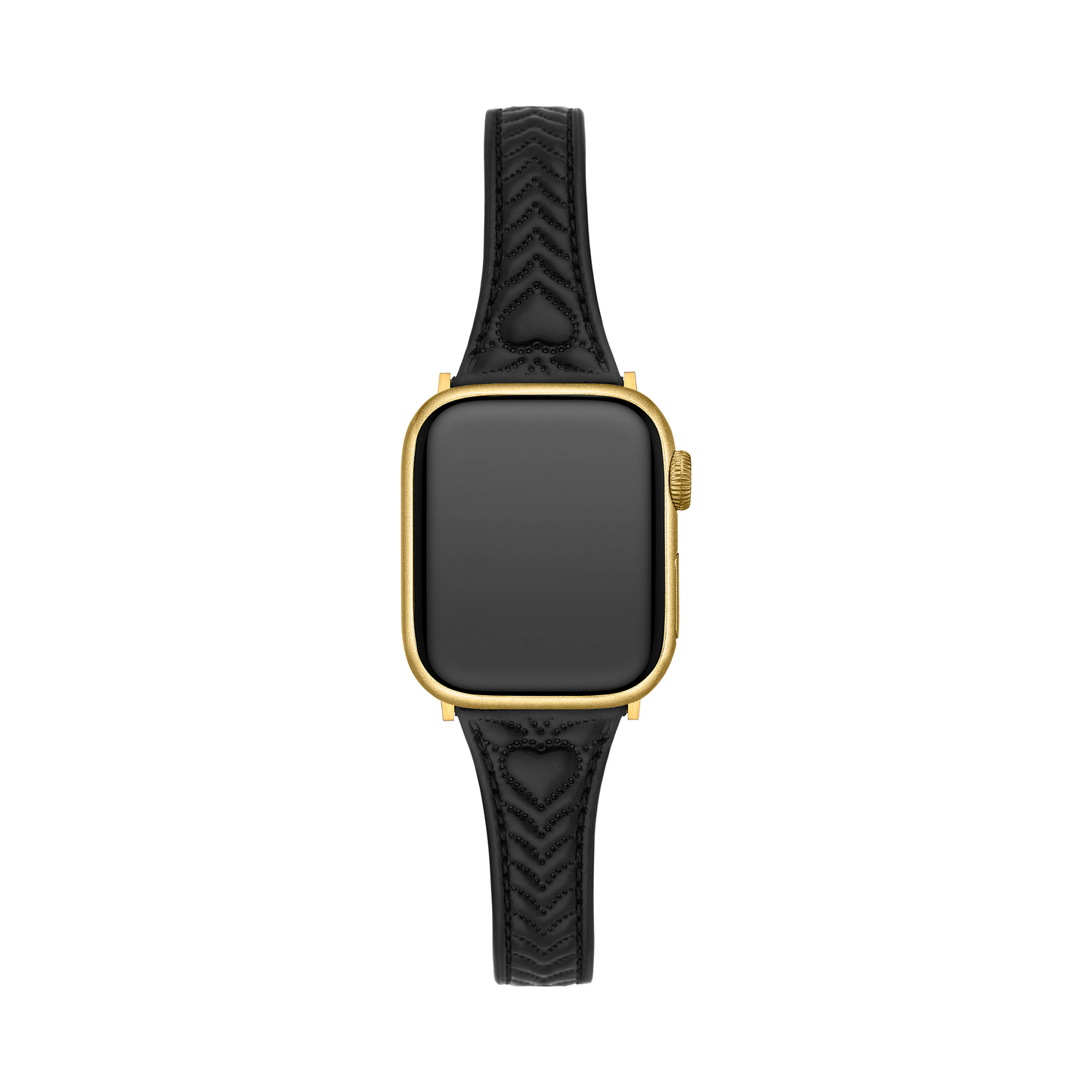Heart-Stitched Leather Watch Band for Apple Watch