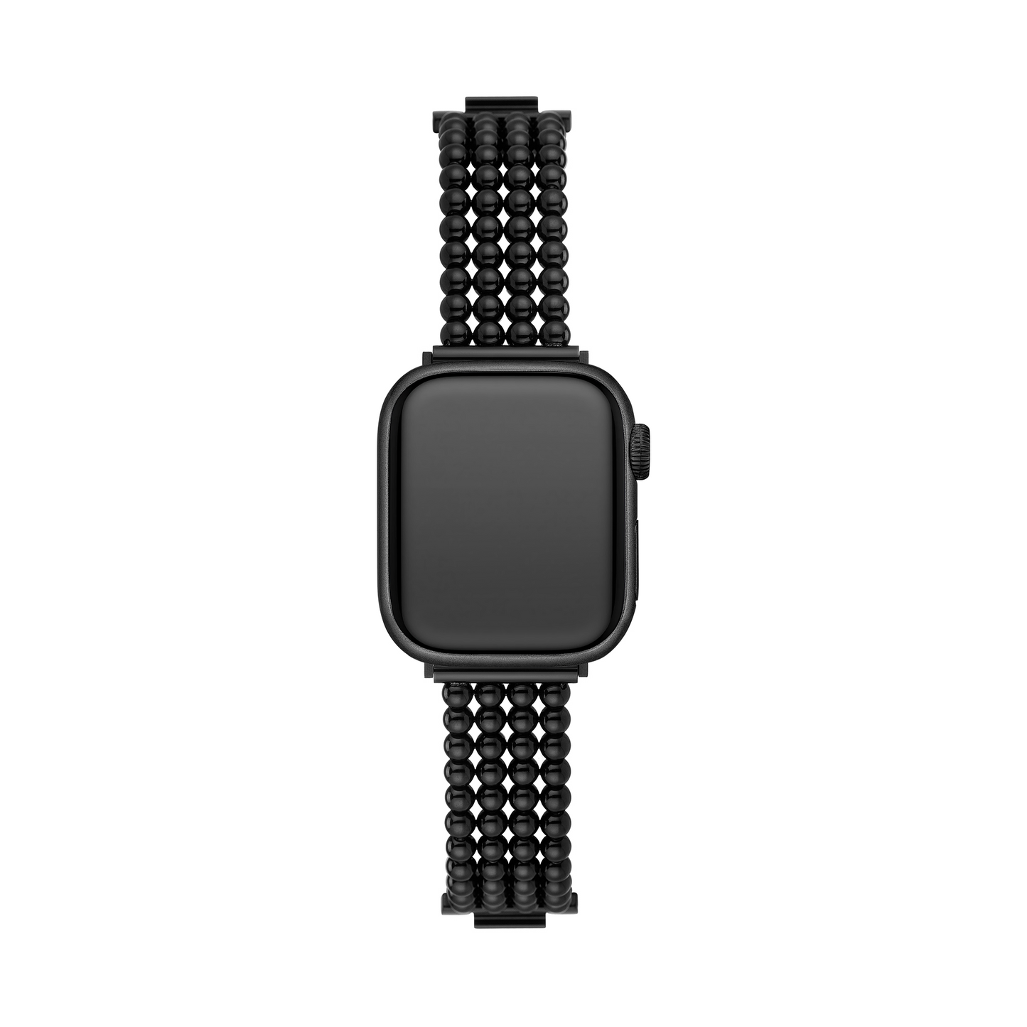 Premium Stainless Steel Beaded Watch Band for Apple Watch