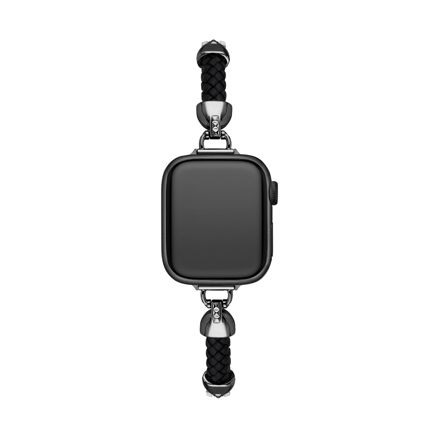 Sleek Woven Metal Watch Band for Apple Watch