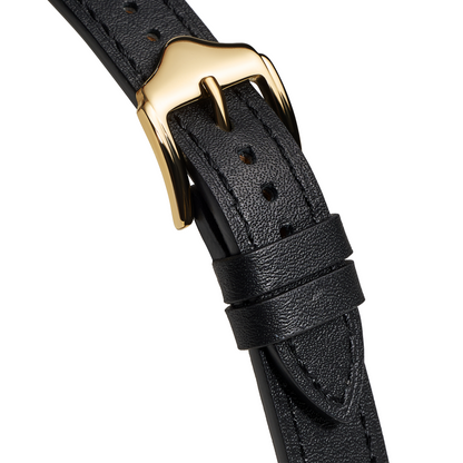 Elegant Bowknot Leather Apple Watch Band - 14k Gold & Platinum Plated