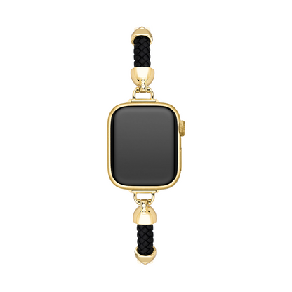 Sleek Woven Metal Watch Band for Apple Watch