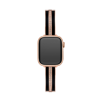 Sparkling Rhinestone-Embellished Classic Apple Watch Band