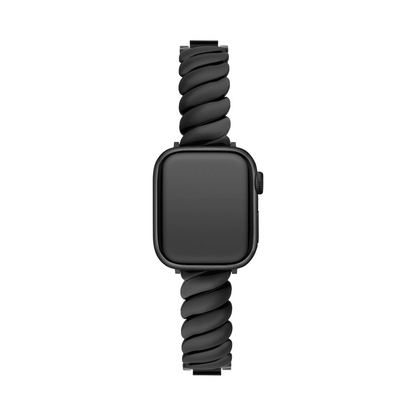 Elegant Wavy Stainless Steel Band for Apple Watch