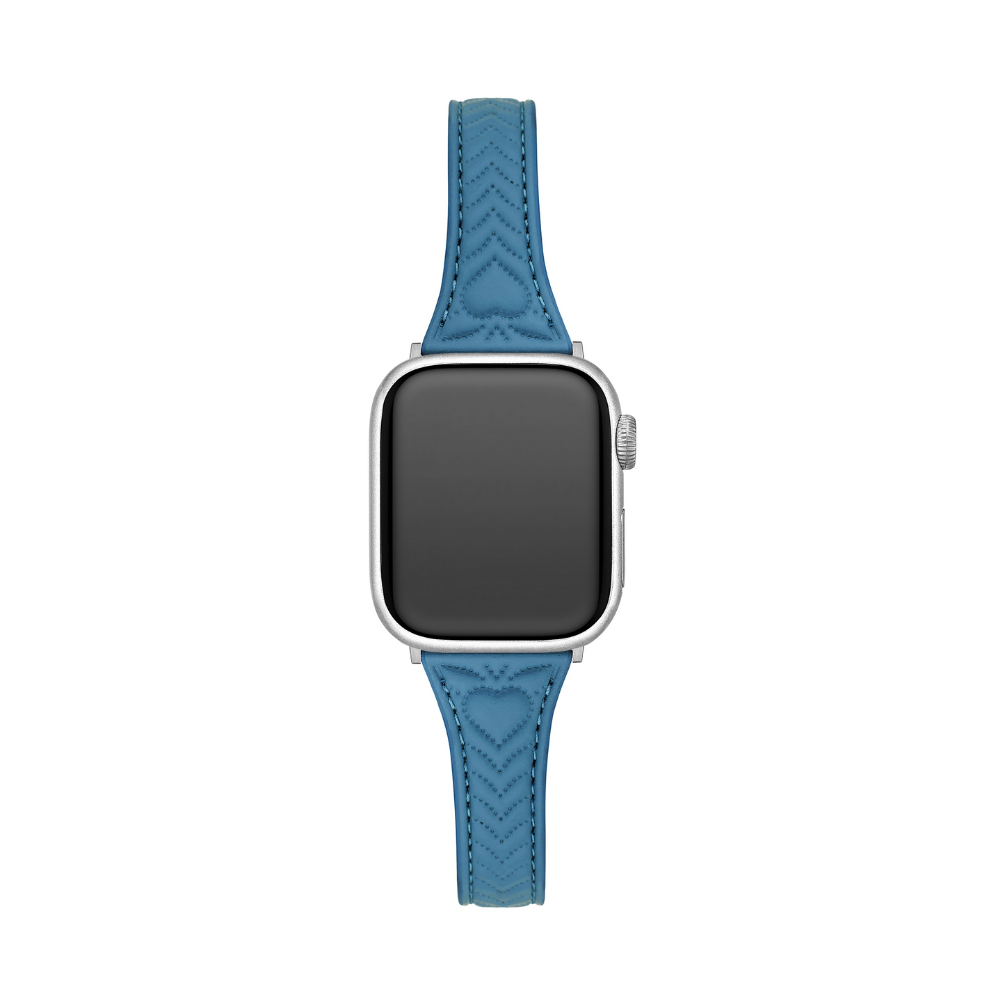 Heart-Stitched Leather Watch Band for Apple Watch
