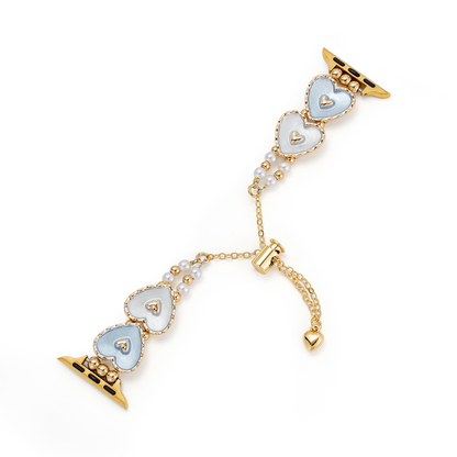 Love-Spread Pearl Jewelry Watch Band for Apple Watch