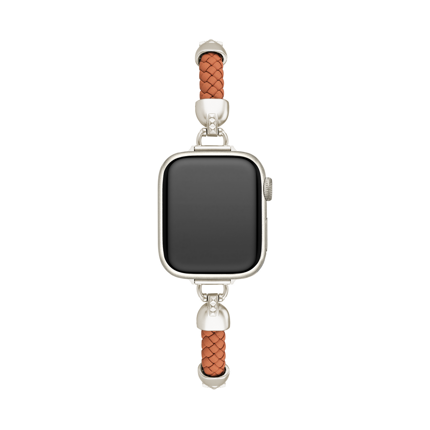 Sleek Woven Metal Watch Band for Apple Watch