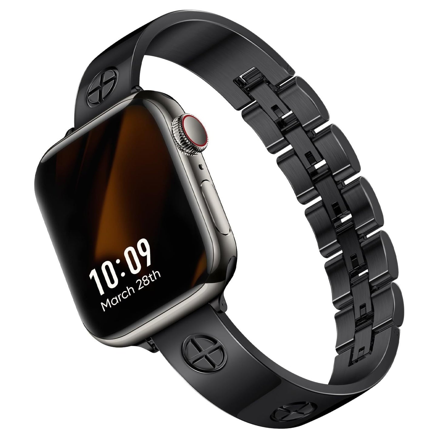 Cross Metal Bracelet for Apple Watch - Stylish Stainless Steel Band