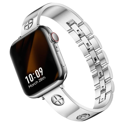 Cross Metal Bracelet for Apple Watch - Stylish Stainless Steel Band