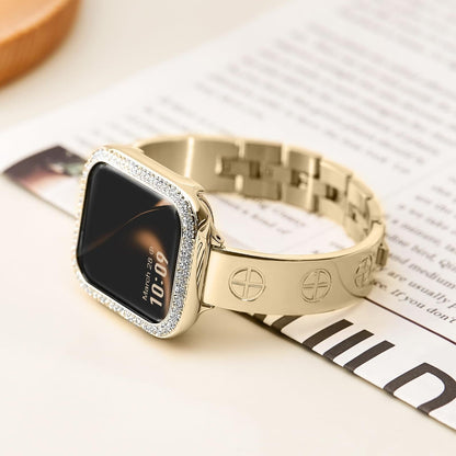 Cross Metal Bracelet for Apple Watch - Stylish Stainless Steel Band
