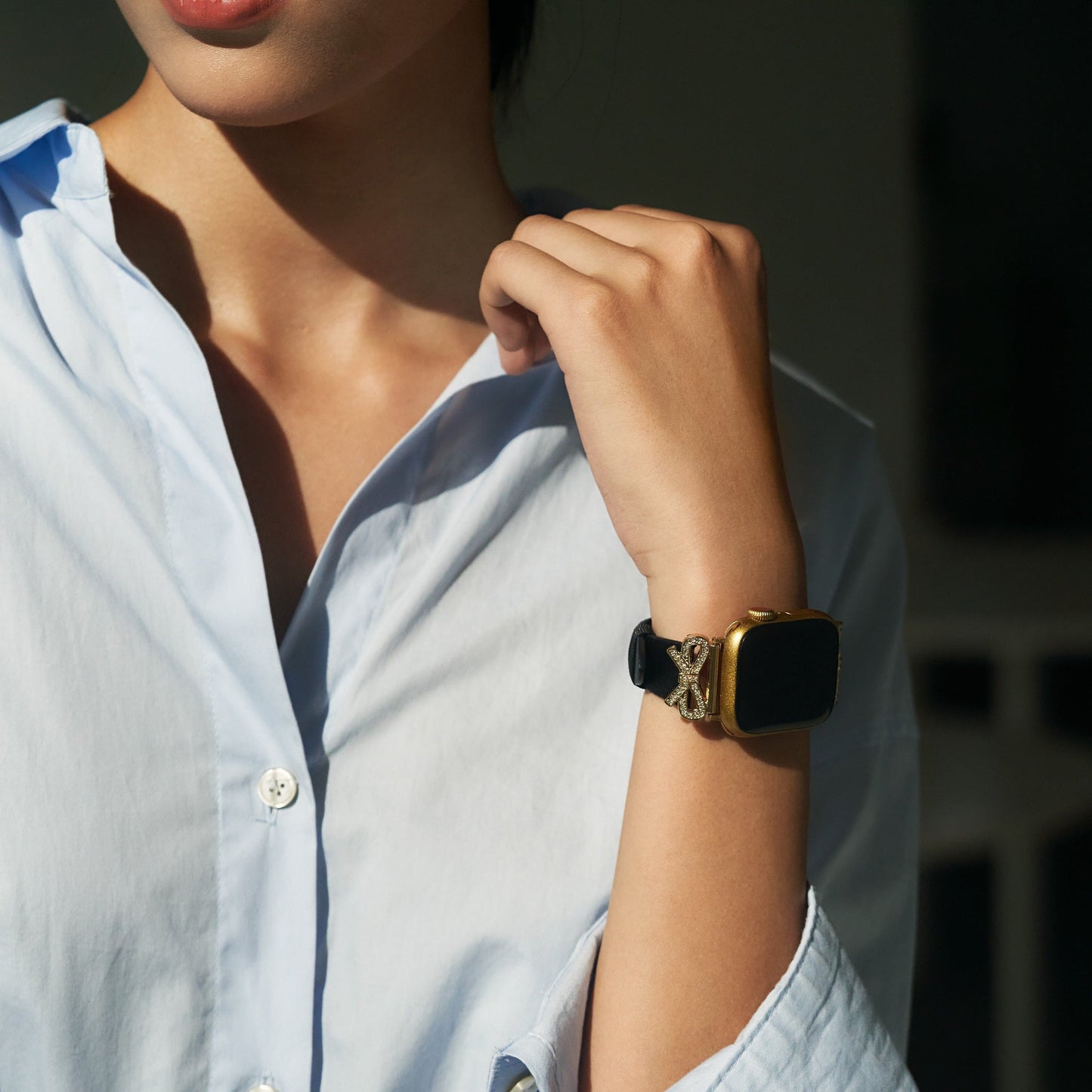 Crystal Bowknot Sparkling Watch Band for Apple Watch