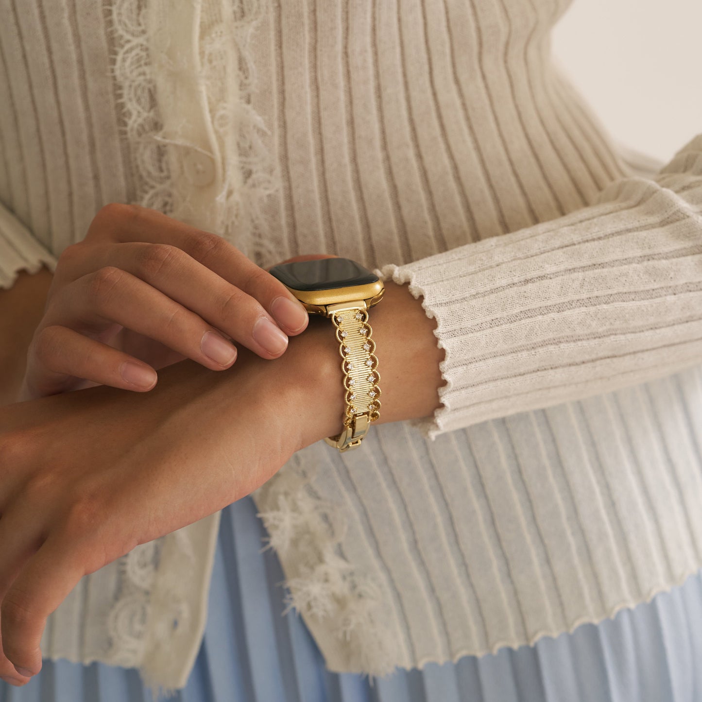 Copper Lace-Style Watch Band for Apple Watch