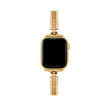 Pavé Crystal Stainless Steel Watch Band – Sparkling, Elegant Metal Strap