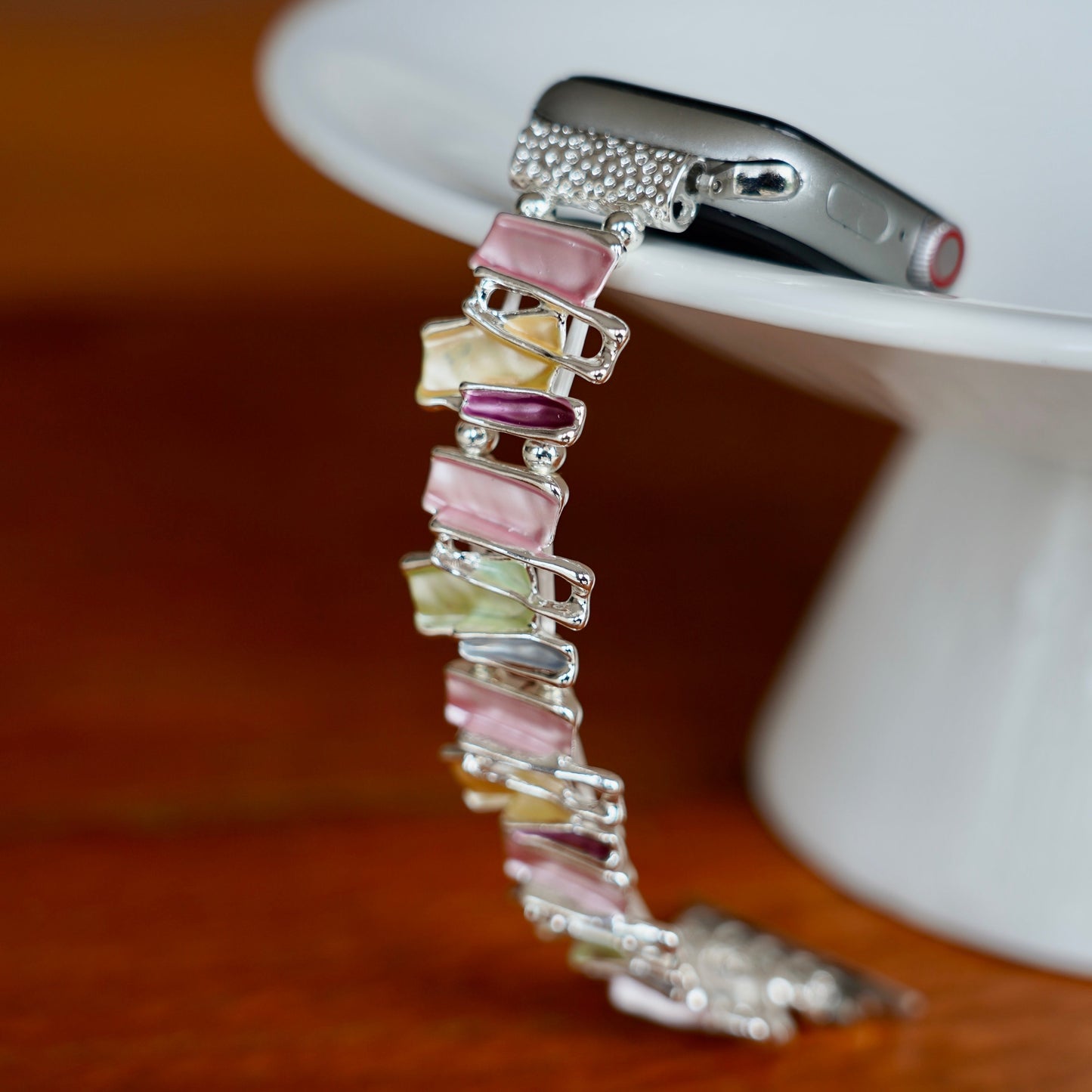 Geometric Bangle Bracelet for Apple Watch